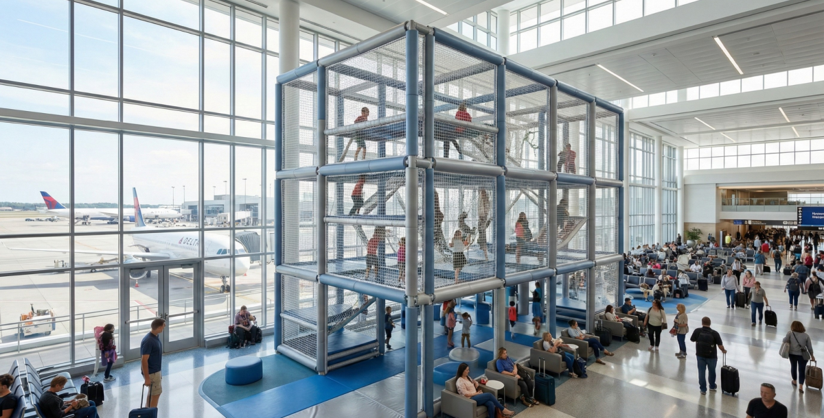 Discover how Net Maze Attractions drive high volume traffic without high staffing costs. Learn the operational benefits for your facility today.