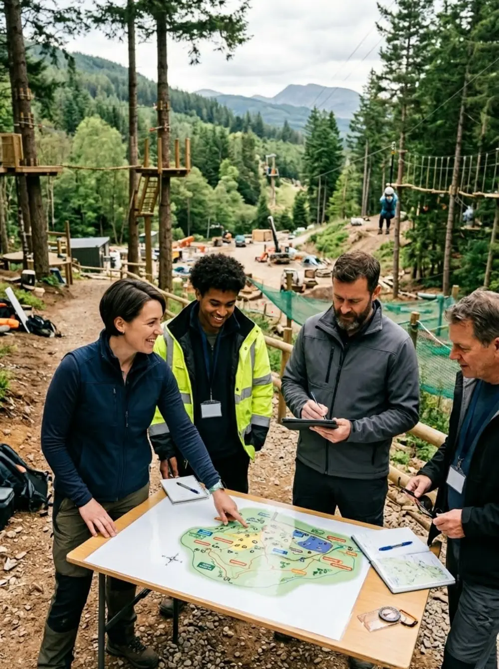 Skywalker consultancy — adventure park planning and site assessment