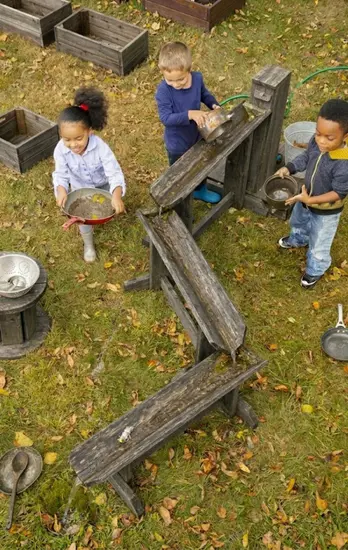 Bespoke natural timber playground by Skywalker Adventure Builders