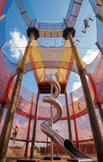 Net Adventure park — families and children exploring together