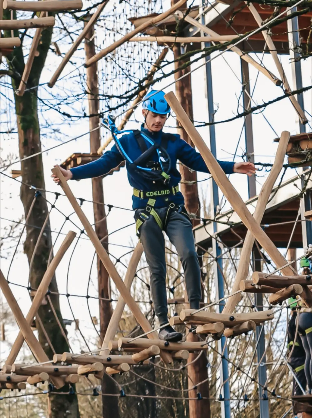 The Skywalk Challenge en Castlecomer Discovery Park, Irlanda