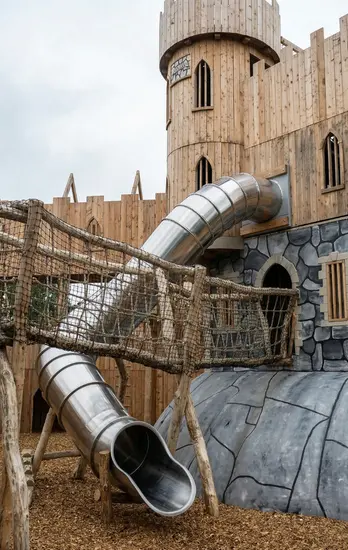 Custom timber reception building at an adventure park
