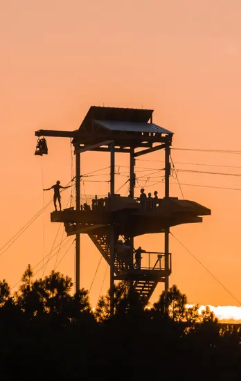 Professional zipline engineering and design by Skywalker Adventure Builders