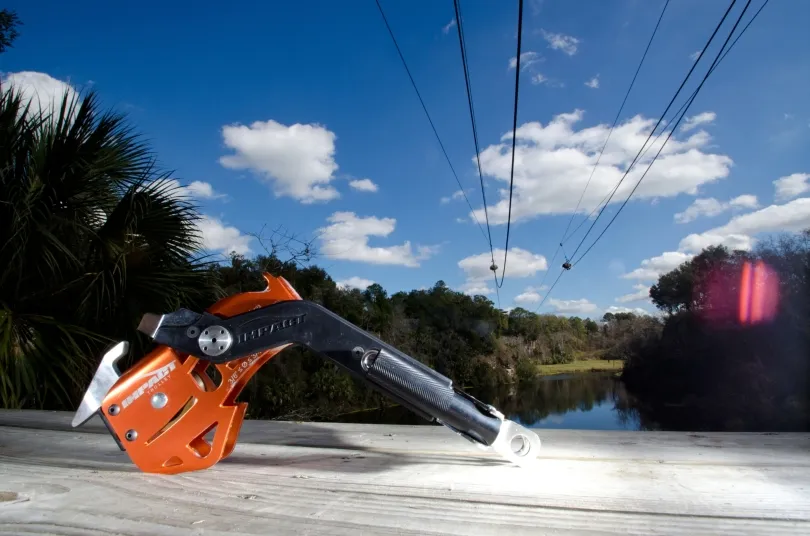 Impact trolley die speciaal is ontworpen voor impact-remmen