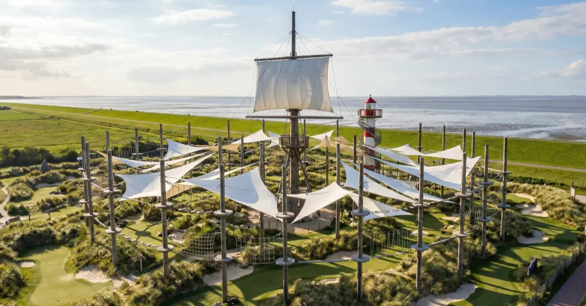 Integrating ropes courses with mini golf creates a powerful visual attraction. See how operational synergy boosts your bottom line.