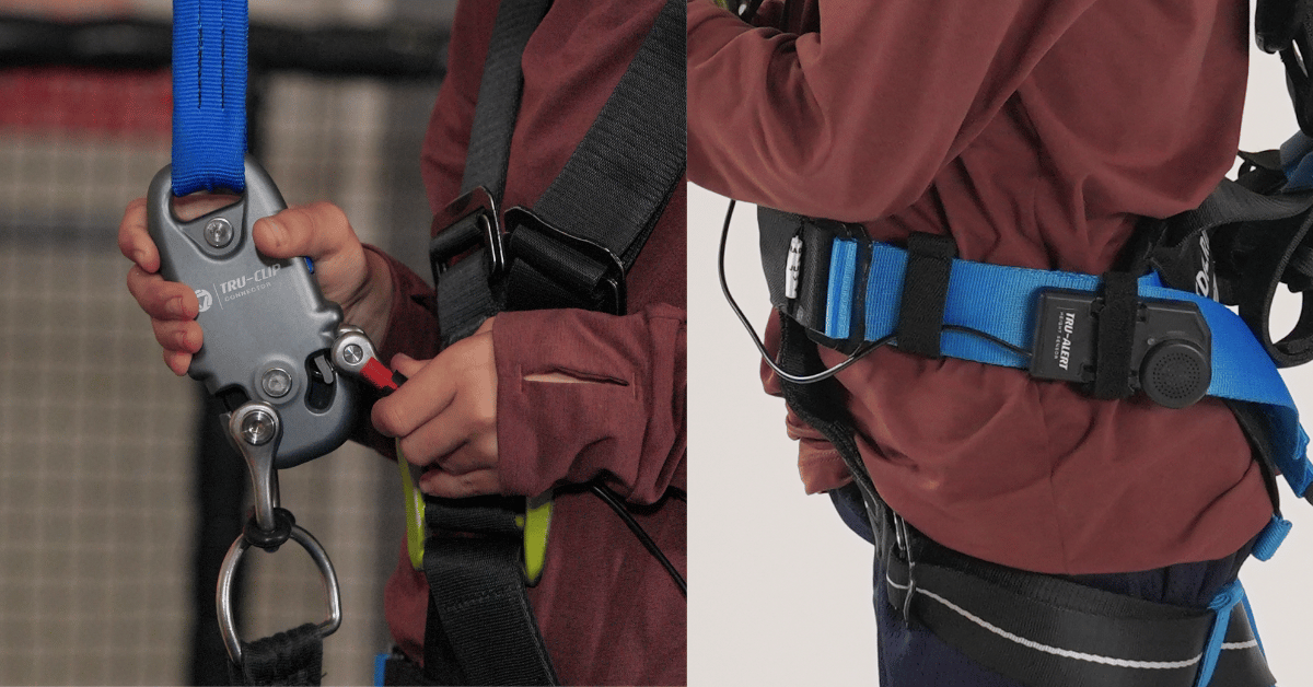 Discover enhanced safety with the TRU-CLIP Connector & TRU-ALERT Height Sensor—innovative solutions for secure climbs.