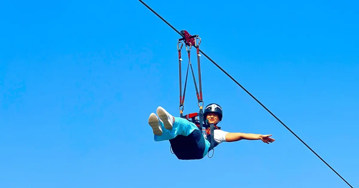 Provide a thrilling experience with reliable commercial zipline trolleys and Superman harness setups.